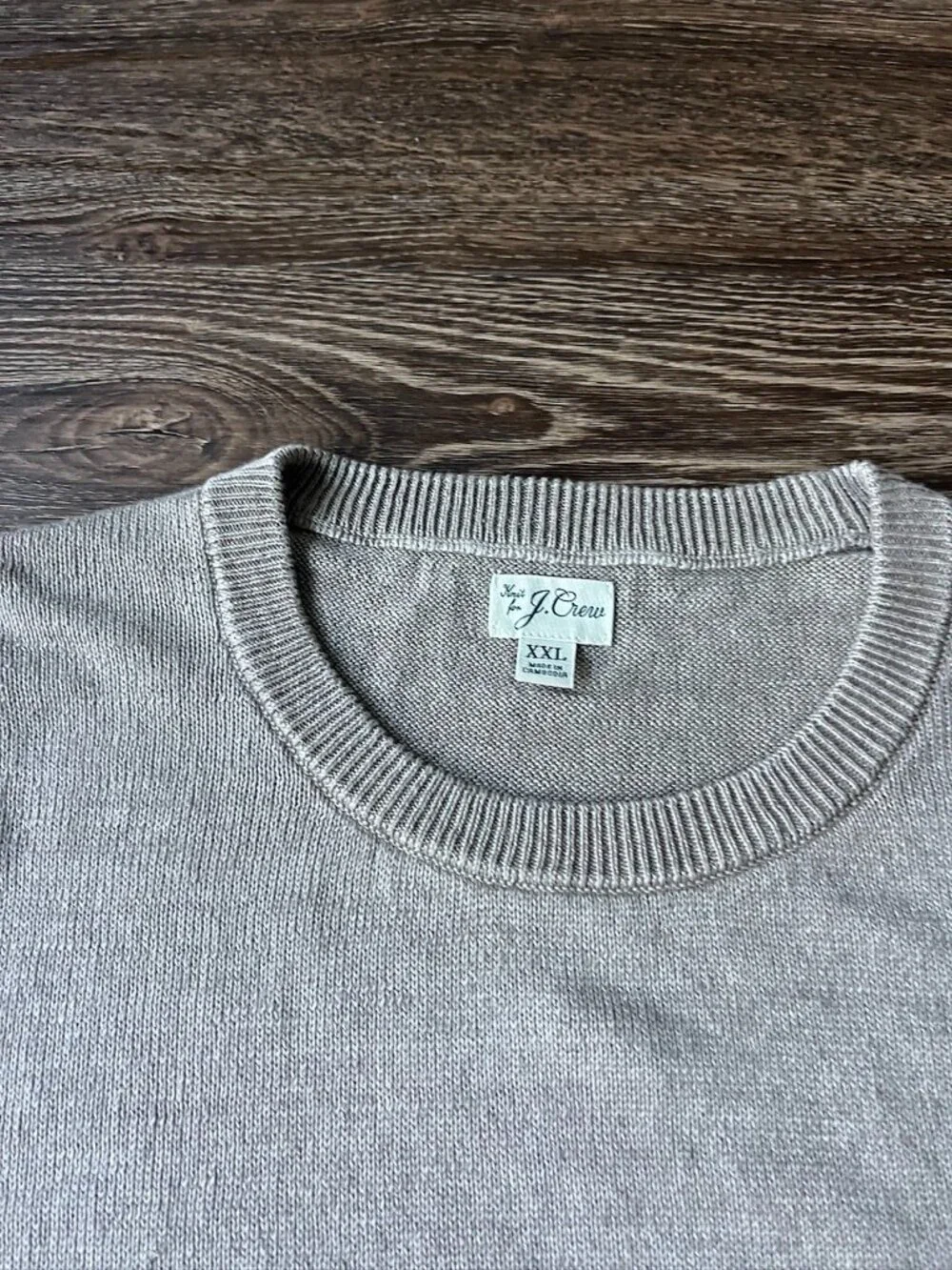 J. Crew Short-sleeve linen sweater tee Excellent Condition Heather Twig Colorway